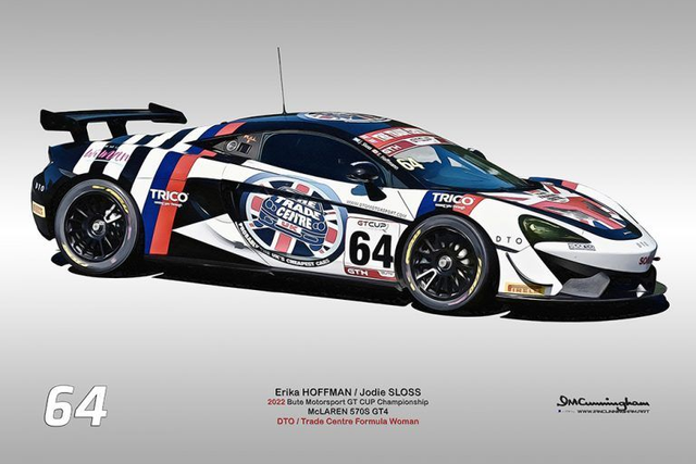 C230205 McLaren 570S GT4 GT Cup22 DTO/TCFormulaWoman #64