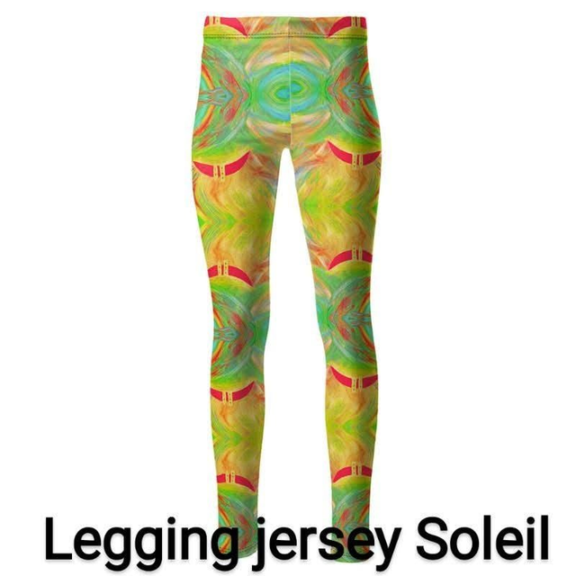 Legging "Soleil"  en jersey du XS au 4XL