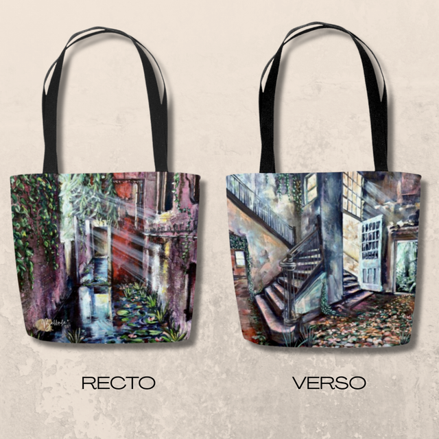 Sac imprimé Urbex double face - Bellule Art