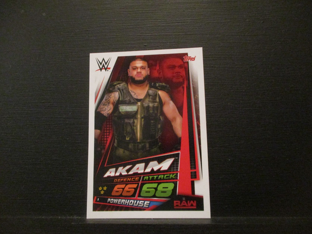 Akham - Raw Slam Attax Universe Original Trading Card #1