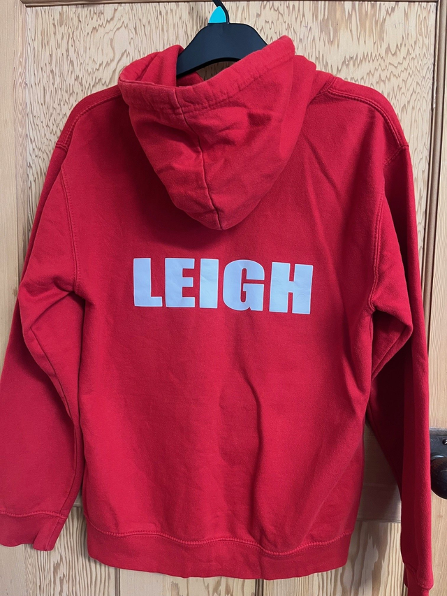 Preloved Stivichall Primary School PE Hoodie Red Leigh
