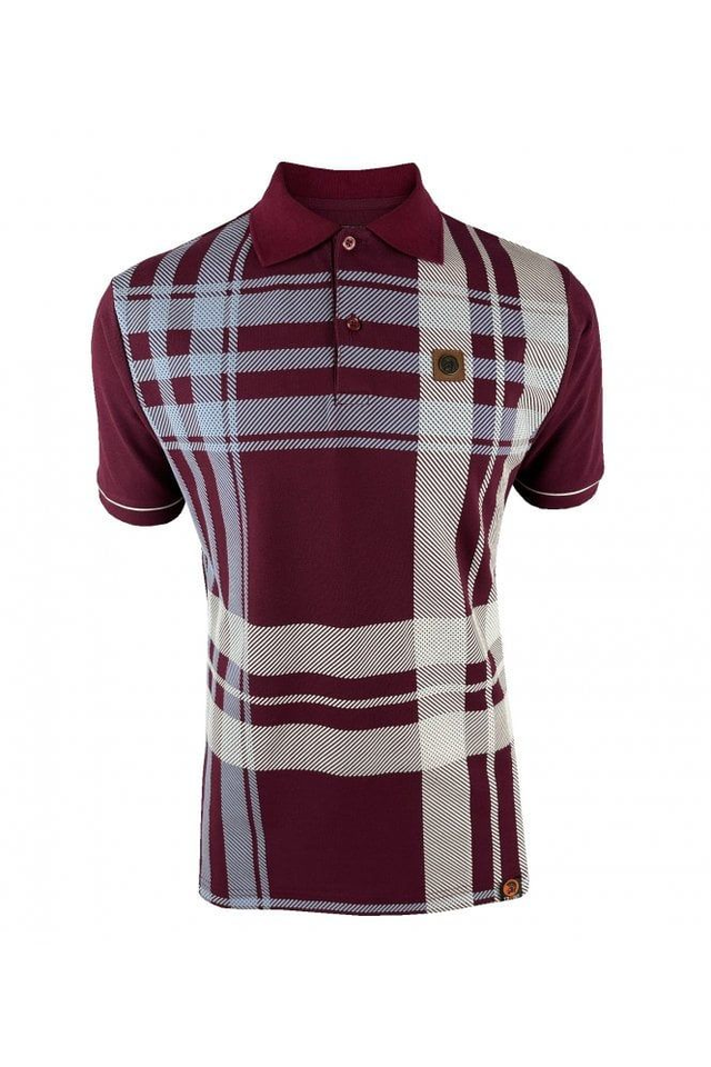 Trojan TR-8868 Oversize Check Panel Polo - Port