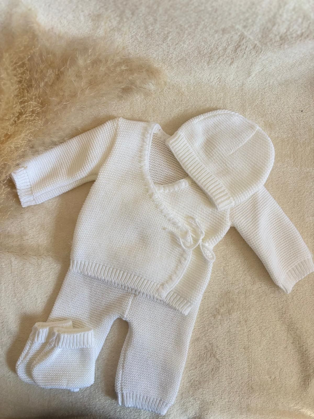 Ensemble bébé naissance Blanc 0/3 mois