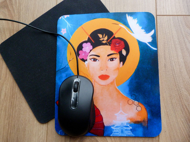 Tapis de souris "AU PAYS DU SOLEIL LEVANT"