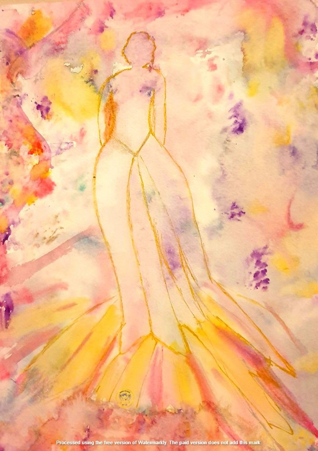 Channelled Radience Angel: Channelled art