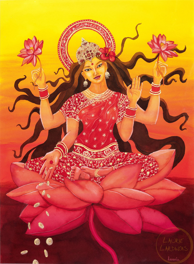 Fine art print "Lakshmi" 