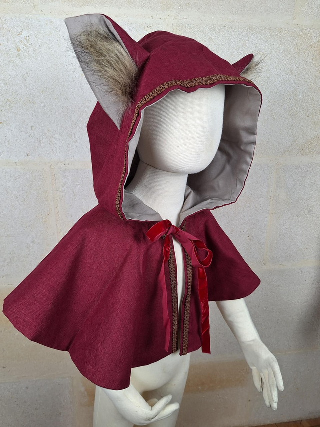 Capuchon Enfant 3/6 ans en lin