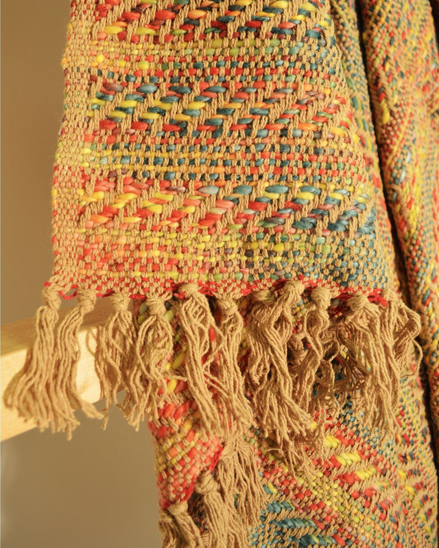 Banjara Patterned Throw - Colourful Traveller Blanket