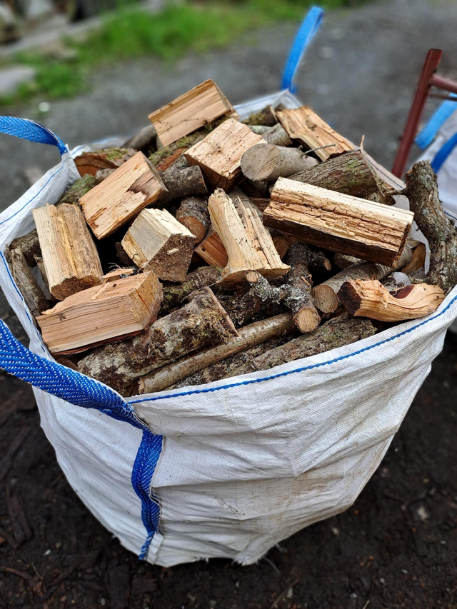 bulk bag unseasoned logs