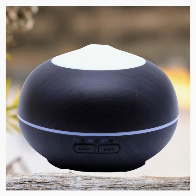 "Soucoupe marron" - Diffuseur huiles essentielles 13 cm