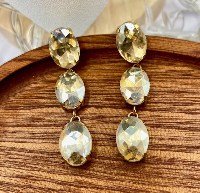 Boucles d'oreilles Strass