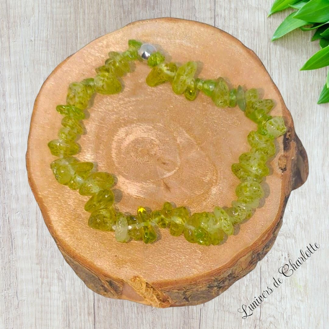 Bracelet "Péridot" - Baroque - BR-228