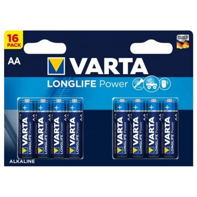 Pile alcaline LR6 - AA par 16