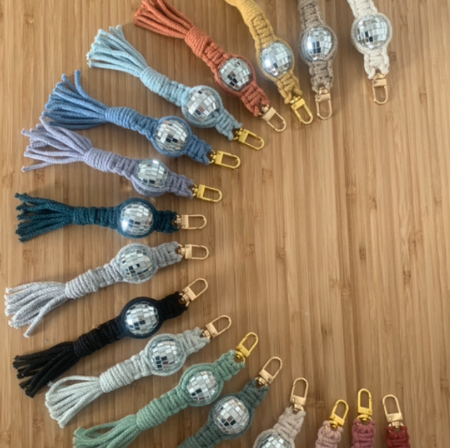 Wild & Clay Disco Key Ring