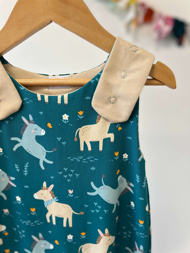 Salopette évolutive longue «Mon petit âne»