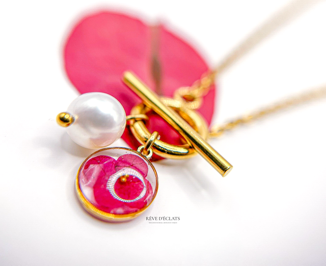 Bracelet - Fleur de bougainvillier