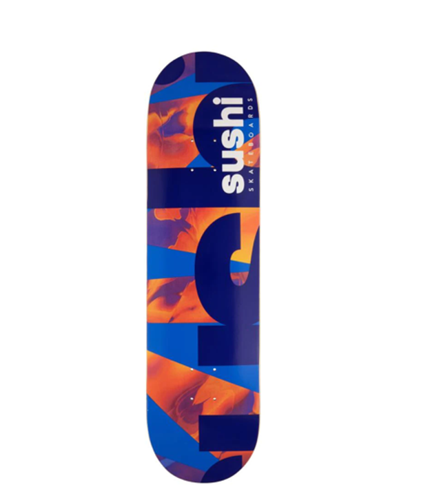 Sushi Deck Spectrum Logo 8.25" Blue/Orange Skateboard Deck