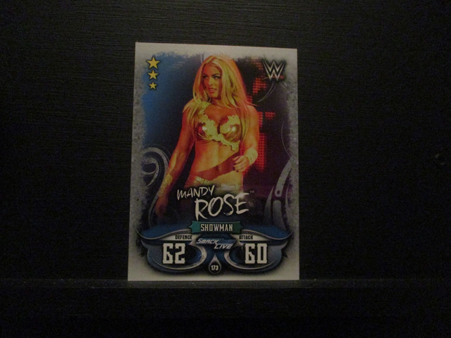 Mandy Rose - Smackdown Live Slam Attax Live Original Trading Card #173