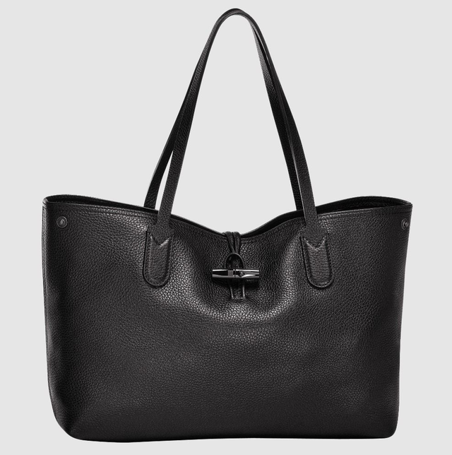 SAC CABAS LONGCHAMP ROSEAU ESSENTIAL L NOIR