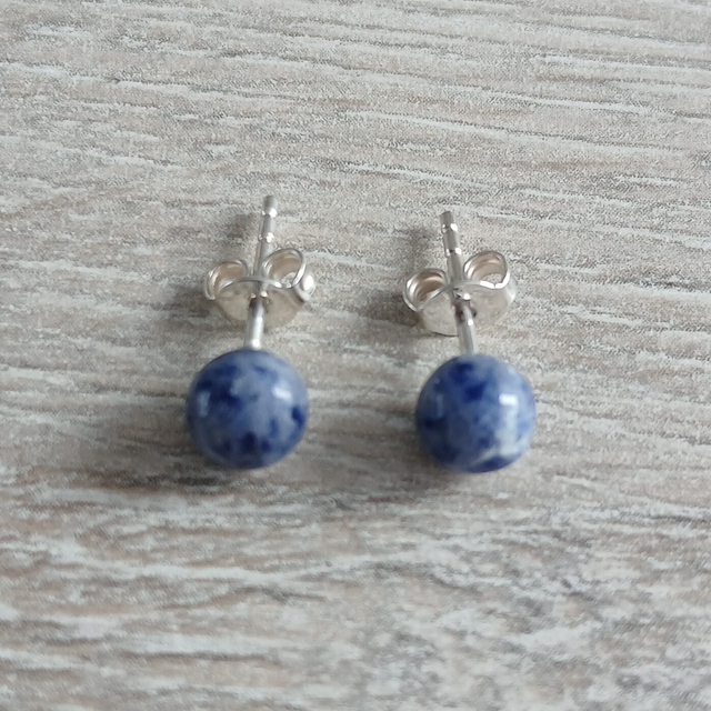 Elegante dames oorstekers 925 zilver - Sodaliet (9.006)