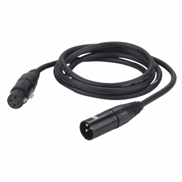 DAP FL096 - DMX/AES-EBU XLR/M 3P a XLR/F 3P