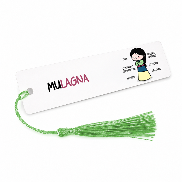 Segnalibro MuLagna in metallo