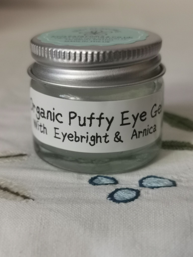 Puffy Eye Gel (organic) with  EyeBright &amp; Arnica   15ml