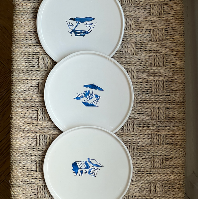 Assiettes « Méjean » / Les Heures Creuses