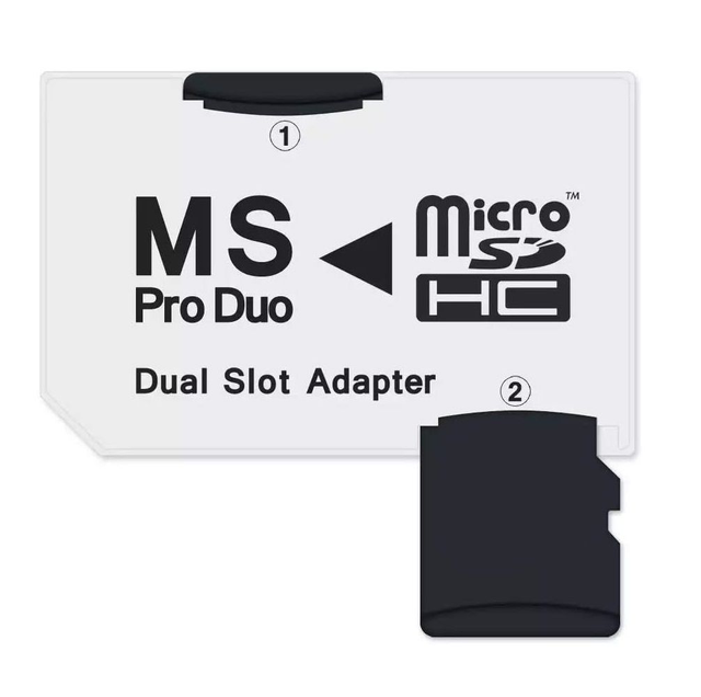 Adaptador Doble Micro USB a Memory Stick Pro PSP