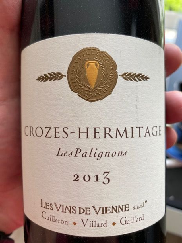 Les Palignons Crozes-Hermitage (AOC, Rhône septentrional2022)