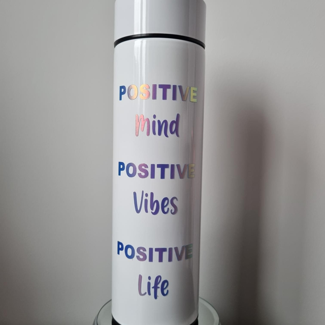 Thermal Flask With Temperature Display Personalised