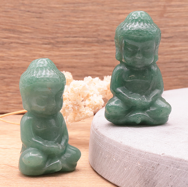 Bouddha aventurine verte 