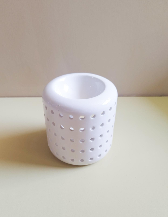 Brûle parfum "Colisseo" blanc 