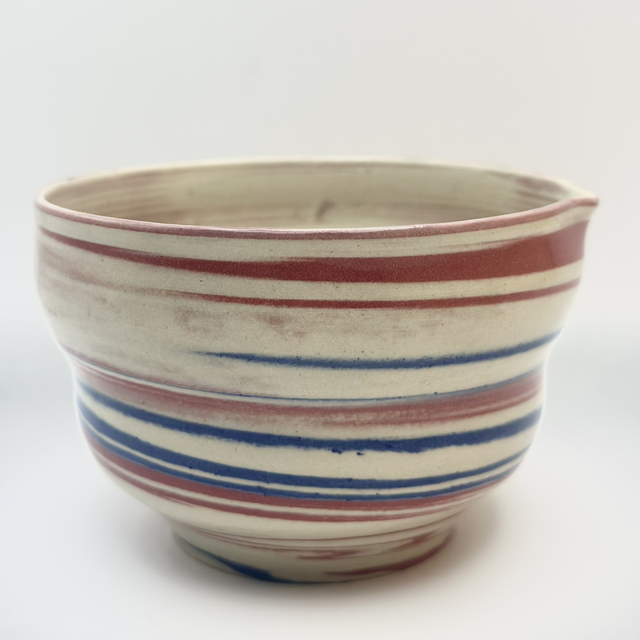 Bol à Matcha Ciel Intense Terre Mêlée | Bol en Céramique Fait Main | Idée Cadeau Amateur de Thé