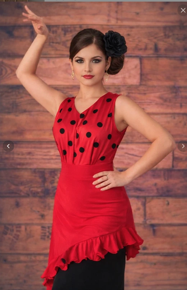 522 Taille M Surjupe diagonale rouge