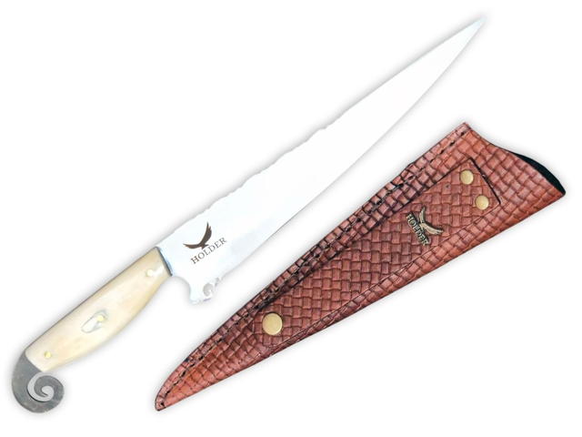 Faca Sorocabana Inox 10 Pol Para Churrasco Cabo Osso Bovino