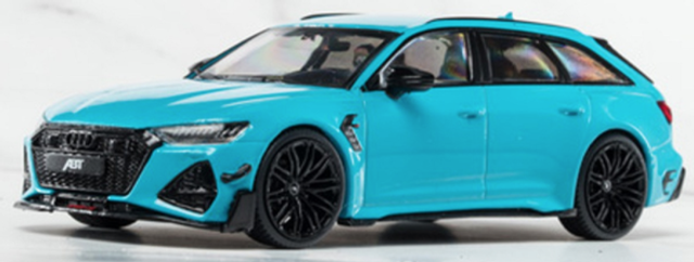 ABT Audi RS6 R, blau Solido 1:43 