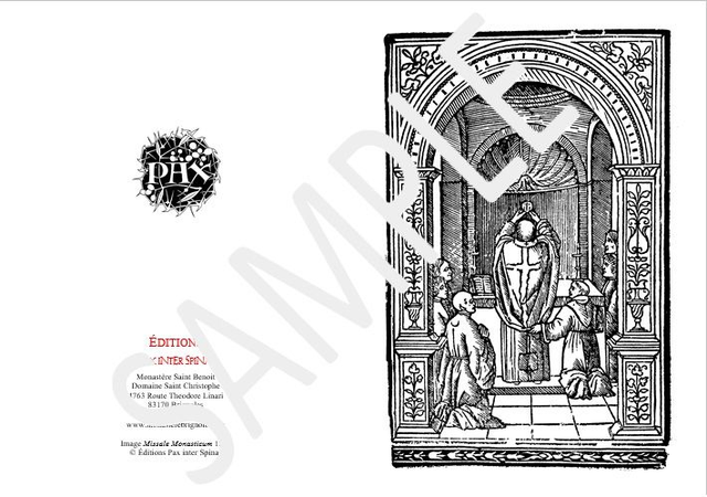 Carte d'avis de célébration de Messe - Mass cards