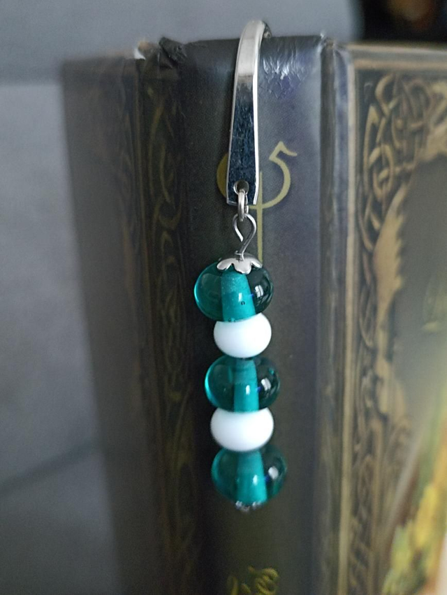 Marque-page turquoise vert 