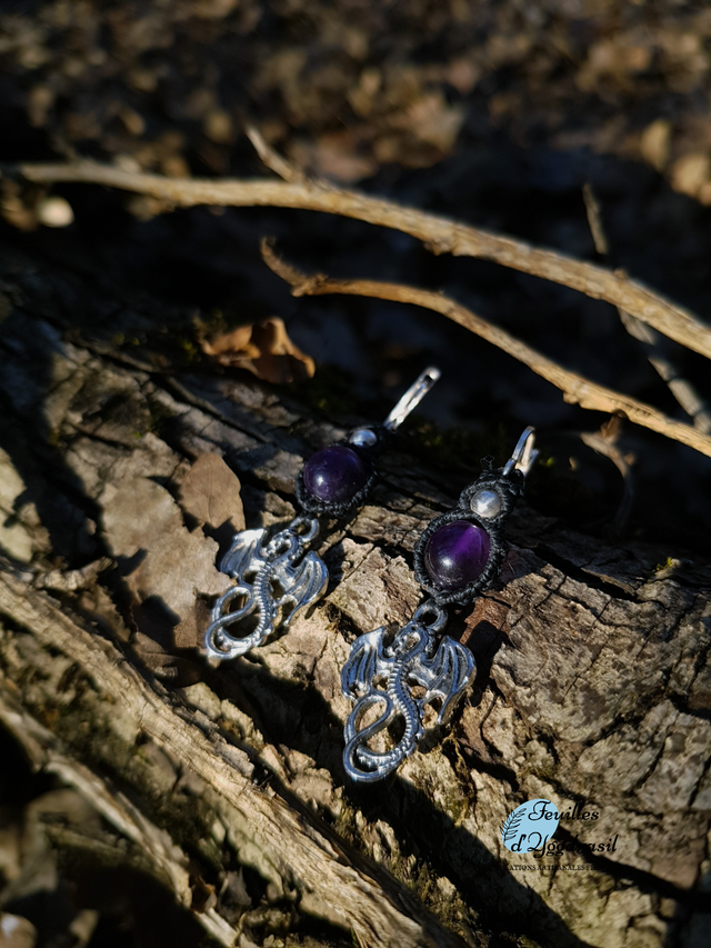 Boucles d&#039;Oreilles &quot;Dragon Twins&quot;