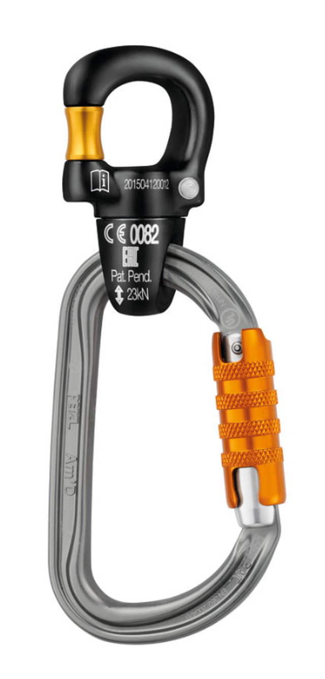 Emerillon compact et ouvrable PETZL Swivel XSO