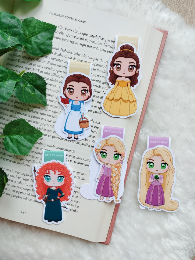Princesas - Marcapáginas / Princess - Bookmarks