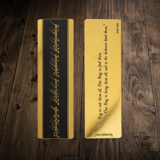 Marque-page métal - Anneau Unique - Le Seigneur des Anneaux