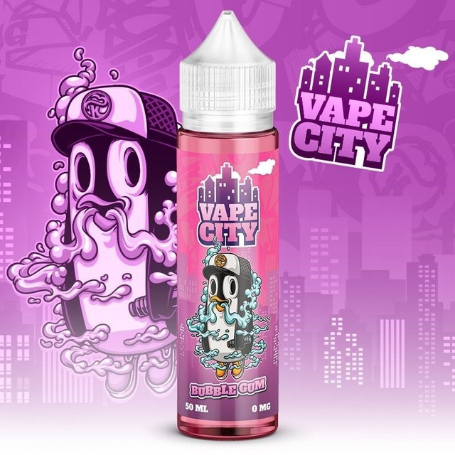 BUBBLE GUM VAPE CITY 50ML/100ML