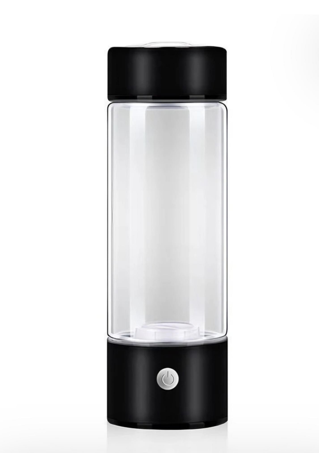 HYDROGEN FLASCHE GSUND LEBEN SCHWARZ