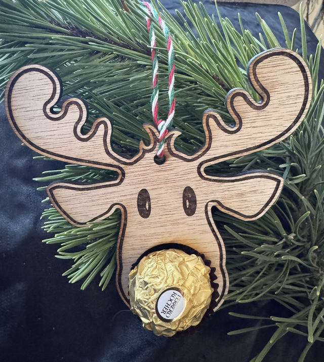 Large Reindeer Ferrero Rocher Decoration