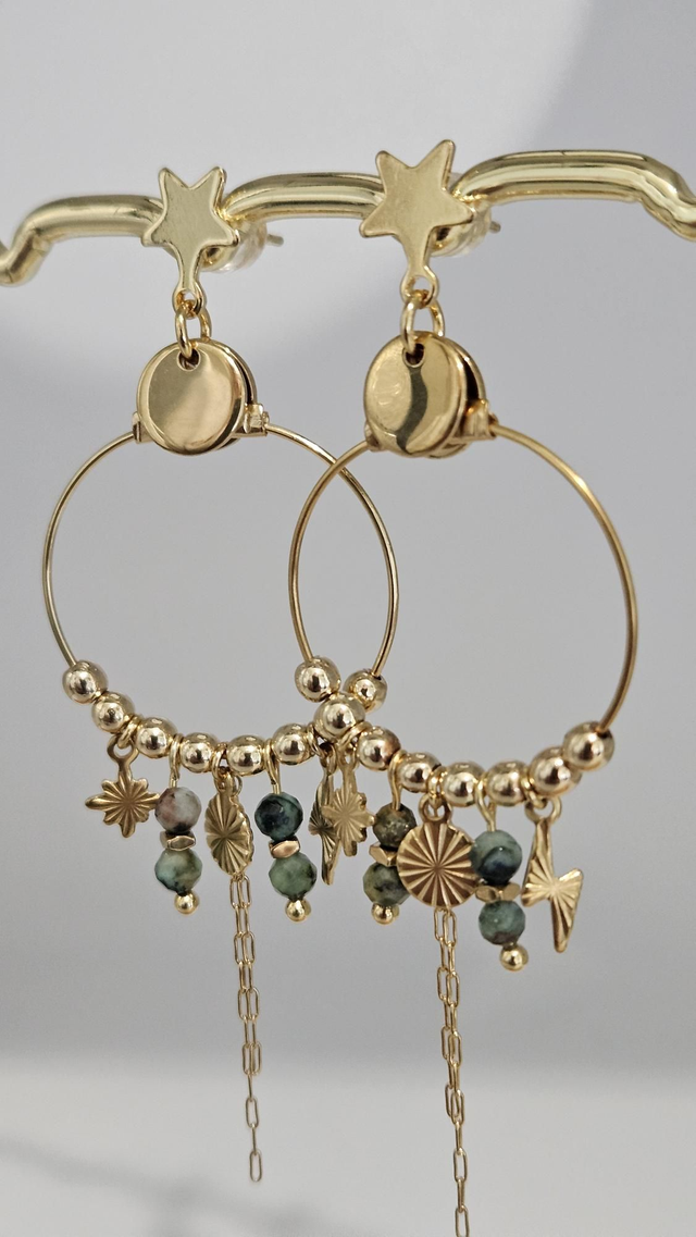 Boucles d&#039;oreilles créoles 