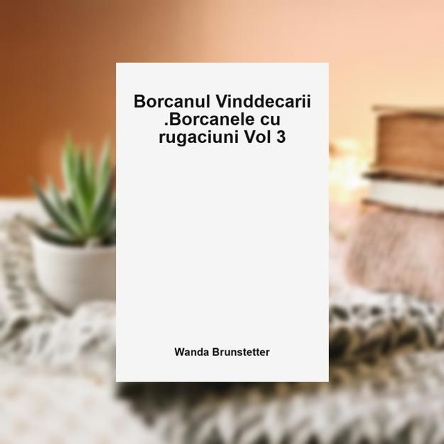 Borcanul Vindecarii.Borcanele cu rugaciuni Vol 3 - Wanda Brunstetter