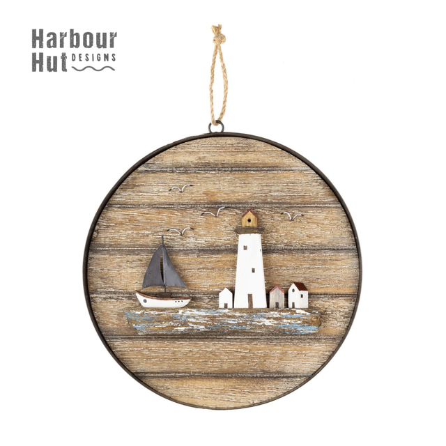 Rustic Harbour Scene Frame