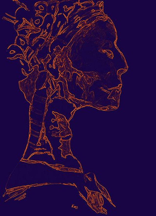 05 Head - Woman Without Extending Rings, 1997.